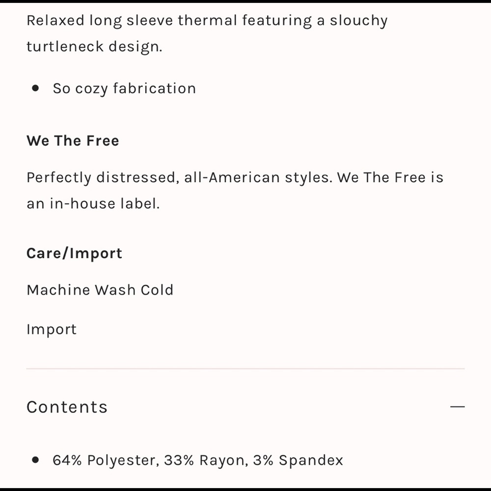 We The Free Thermal Turtleneck - Picture 8 of 8